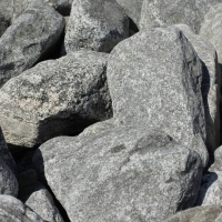Blue Granite River Rock 6"-9"