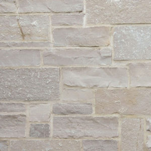 A gray tile wall