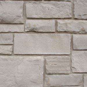 A cream brick wall