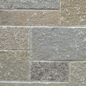 Gray brick wall