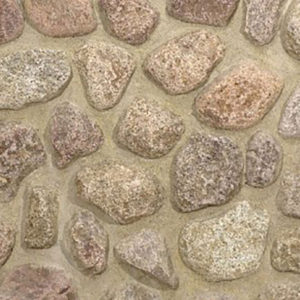 A surface with stones of different sizes
