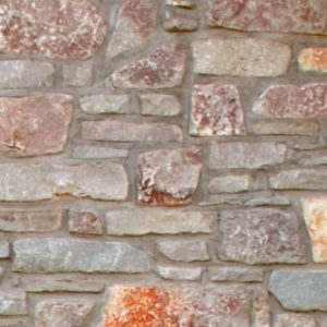 Maroon stone wall