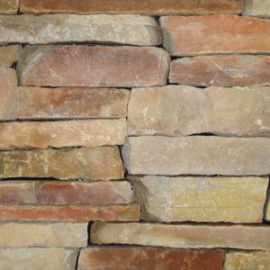A bronze brick wall