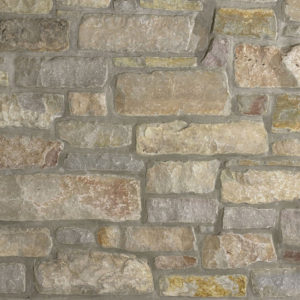A gray brick surface