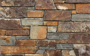 A brown brick wall