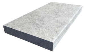 A gray block